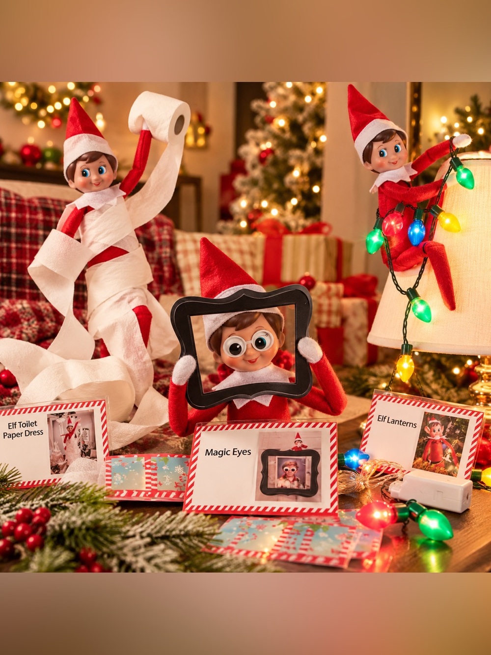 16 Elf on the Shelf Ideas with Props
